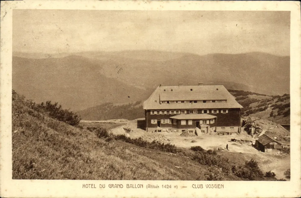 Hôtel du Grand Ballon — Höhe 1424 m — Club Vosgien - Vorderseite