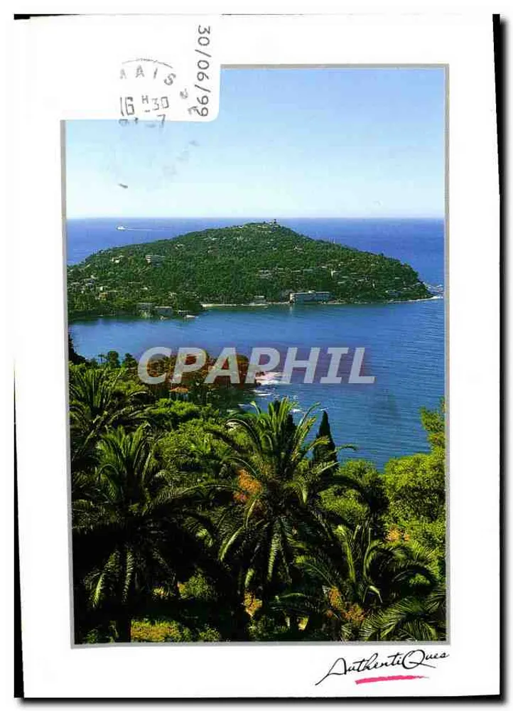 Porquerolles Adası — panoramik görünüm — Authentiqués - Ön yüz