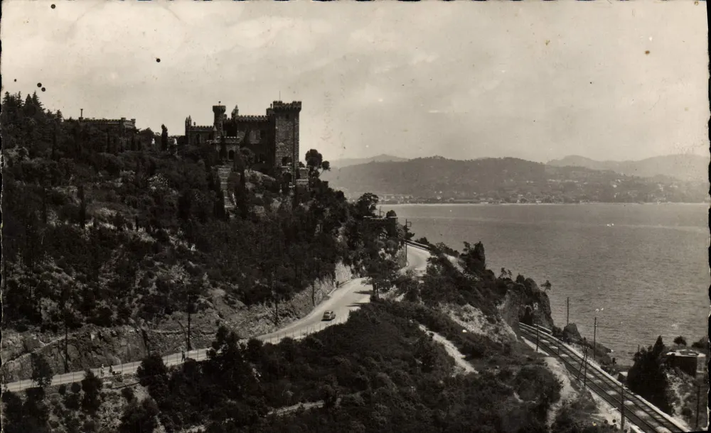 O castelo de Agecroft — La Napoule — REAL-PHOTO-C.A.P. - PARIS - Frente