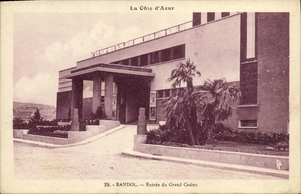 Bandol — Eingang zum Grand Casino — Die Côte d'Azur - Vorderseite