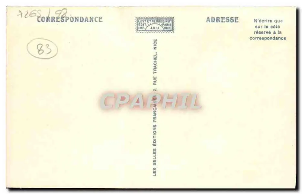 Bandol — Ein Stück vom Hafen — Adia-Editionen, n° 12047 - Rückseite