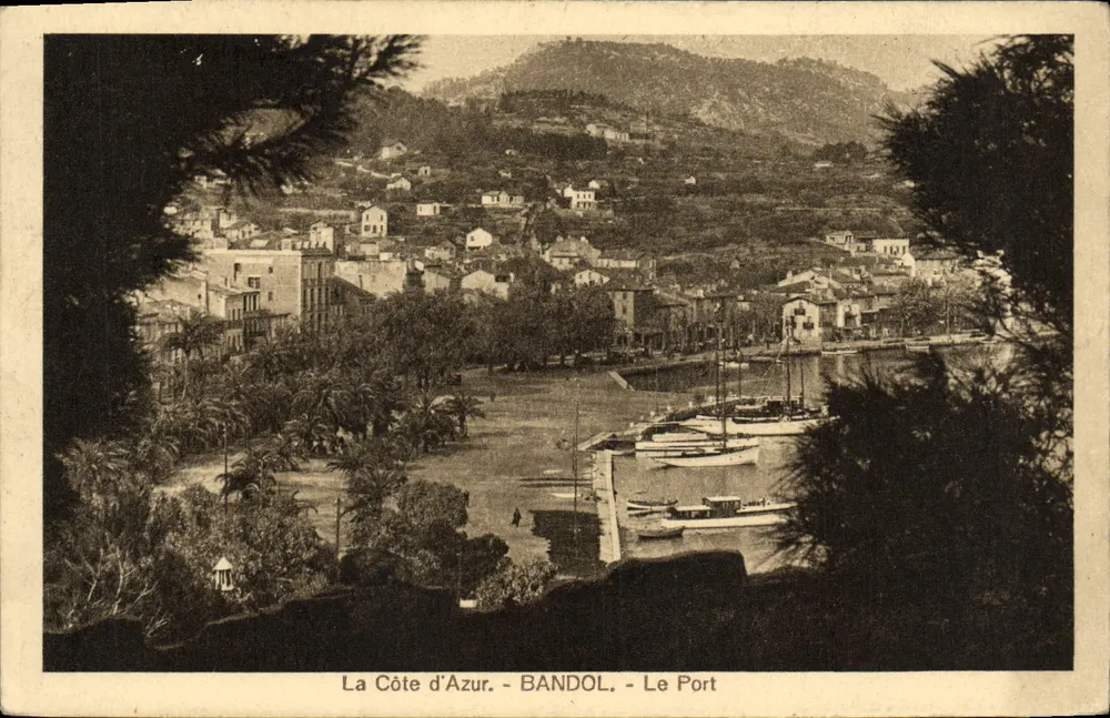 Die Côte d'Azur - BANDOL - Der Hafen - Vorderseite