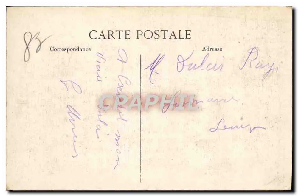 Toulon — A Ponta do Cabo Brun — Editor E.D. n°28.2 - Verso