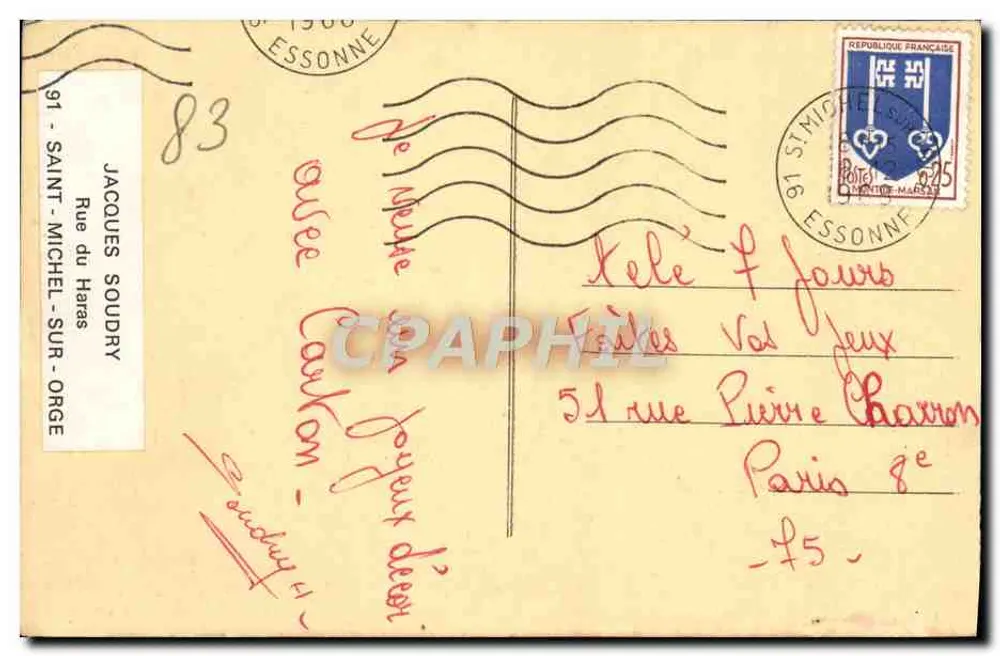 Toulon — Vue sur Sainte-Marguerite — éditeur inconnu - Rückseite