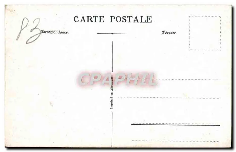 Toulon — Die Felsen von Ste. Marguerite — In Deutschland gedruckt - Rückseite