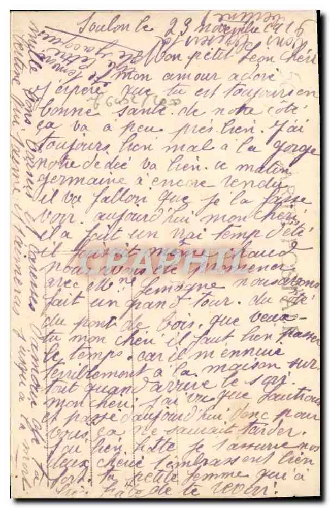 Toulon - Cap Brun - Restaurant de Magaud - B.C. - n° 137 - Verso