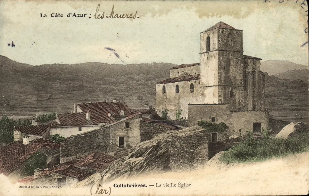 Collobrières — La vieille Église — INGER & CIE, IMP. NANCY - Vorderseite