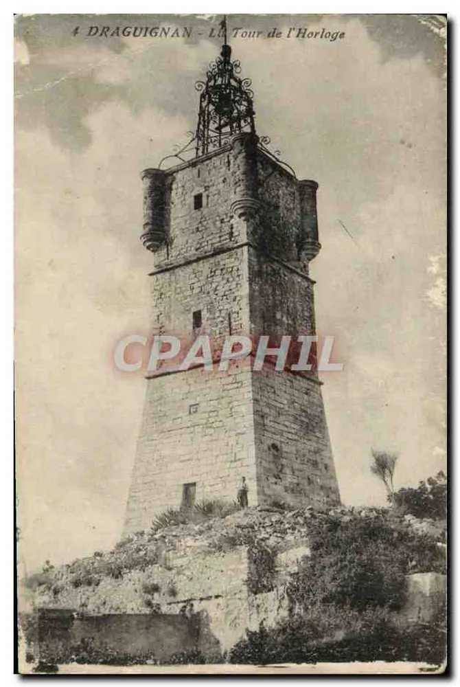 Draguignan — Turm der Uhr — éditeur imprimeur non visible - Vorderseite