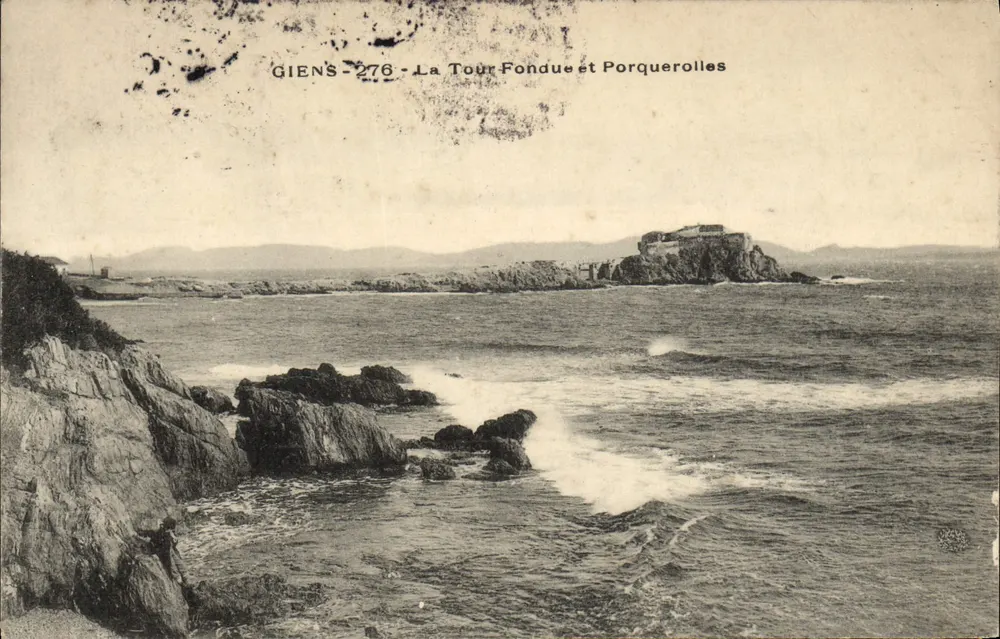 Giens - La Tour Fondue und Porquerolles — Verlag Giens, Nr. 276 - Vorderseite