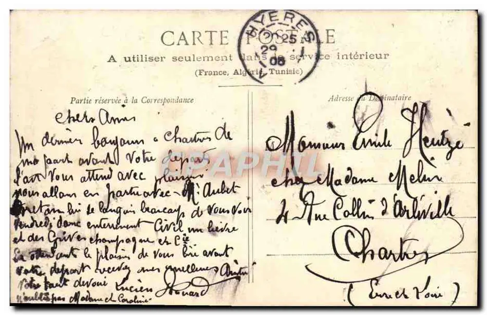 Hyères - Ponte sobre o Gapeau — Poulhan, fot. Hyères, n°126 - Verso