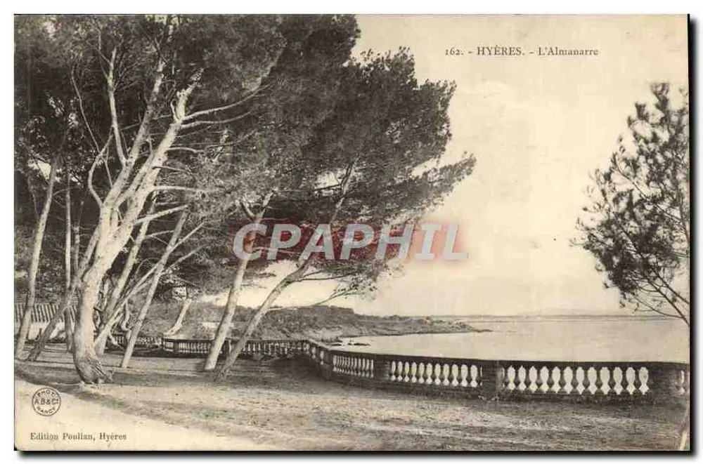 Hyères - A Almanarre — Edição Poullian, Hyères, n°162 - Frente
