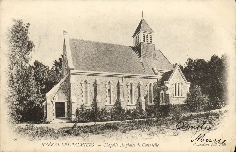 Hyères-les-Palmiers — Englische Kapelle von Costebelle — Collections ND Phot, n°56 - Vorderseite