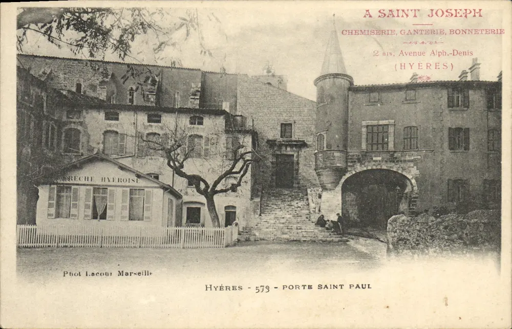 Porte Saint Paul — Hyères — Verlag Phot Lacour Marseille, Nr. 573 - Vorderseite