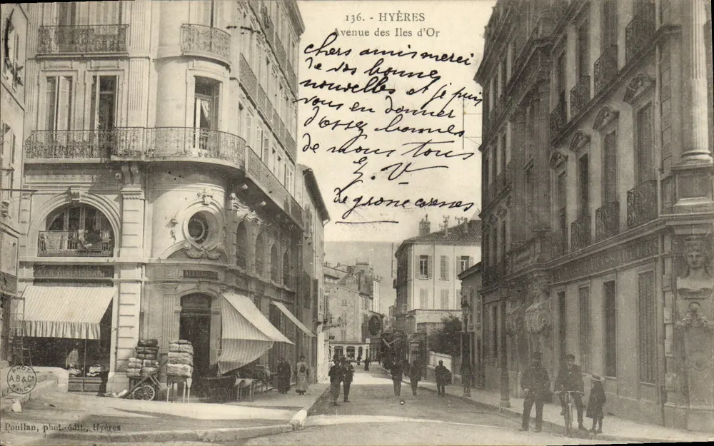 Hyères — Avenue des Îles d'Or — Poullan, phot. 631t, Hyères - Vorderseite