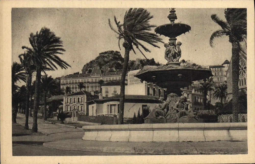 Fontaine des Palmiers — Hyères — Verlag unbekannt, Seriennummer nicht sichtbar - Vorderseite