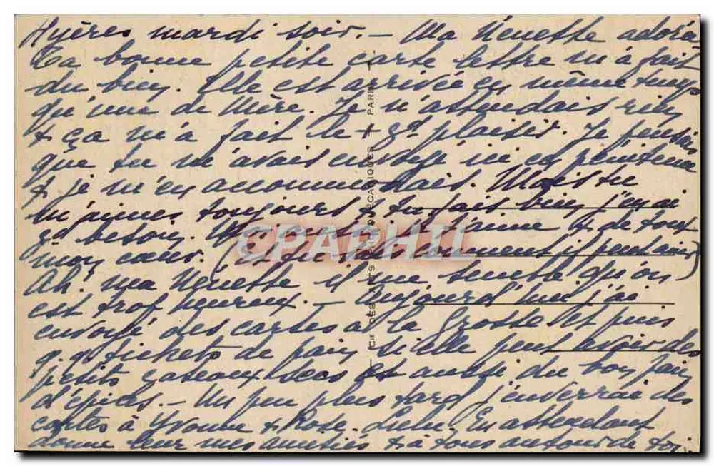 Hyères-les-Palmiers — Avenue de Belgique — BEF.1002 - Rückseite