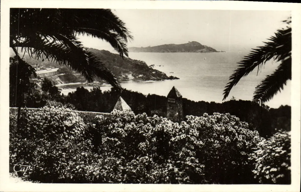 Ausblick auf die Insel Ribaud — Umgebung von Hévéres-les-Palmiers - Giens — Verlag C.P. PARIS - Vorderseite