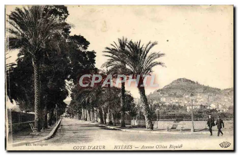 Hyères — Avenida Odbius Riquier — Edit Sauvagnas - Frente