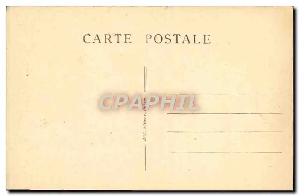 Hyères - A Cidade Alta — vista panorâmica — E. Yuse, n°29 - Verso