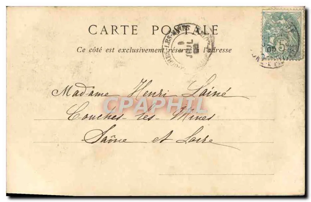 Hyères-les-Palmiers — Die Ruinen des Schlosses — ND Phot - Rückseite
