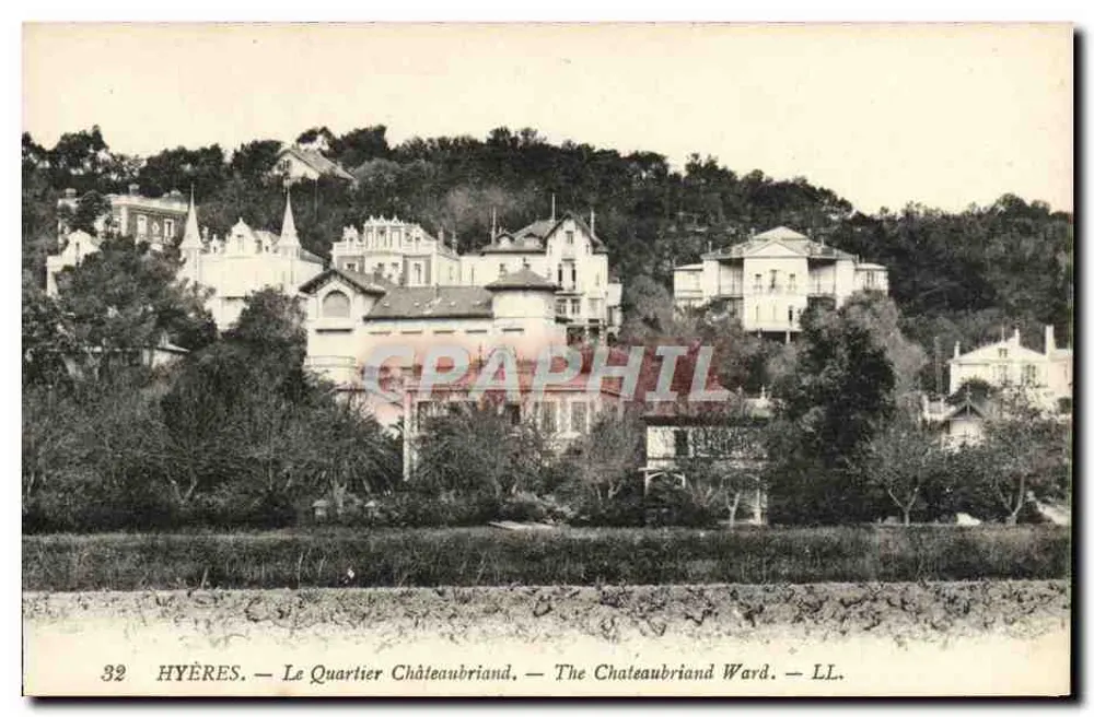 Hyères — O Bairro Châteaubriand — editor Levy & Cie, Paris, n° 32 - Frente