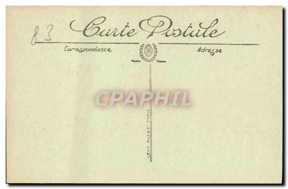 Hyères — O Bairro Châteaubriand — editor Levy & Cie, Paris, n° 32 - Verso