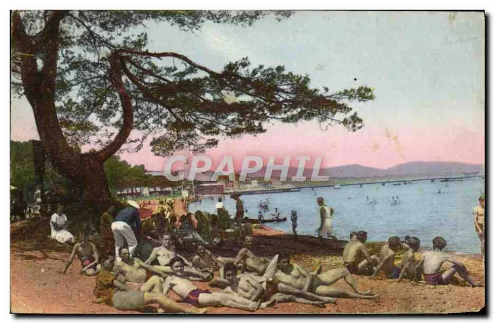 Plage de la Potinière — Hyères-les-Palmiers (Var) — éditeur imprimeur non visible - Vorderseite