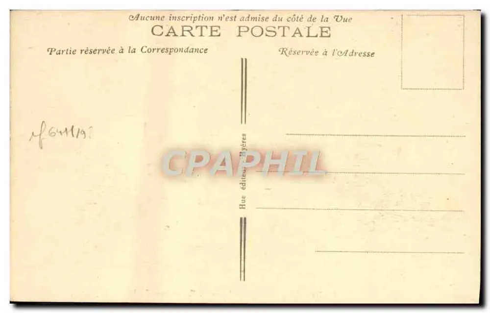 Pittoreskes Hyères — Die alte Kirche Saint-Paul — J. Souivers, n°42 - Rückseite