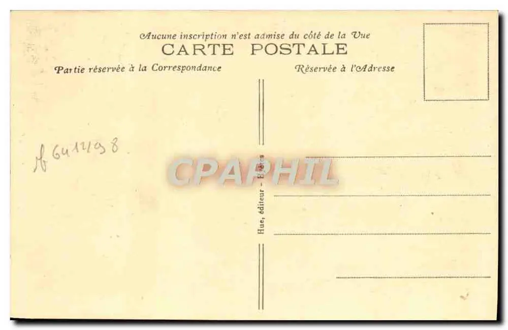 Hyères — Avenida Godillot — Calmiers, editor n°54 - Verso
