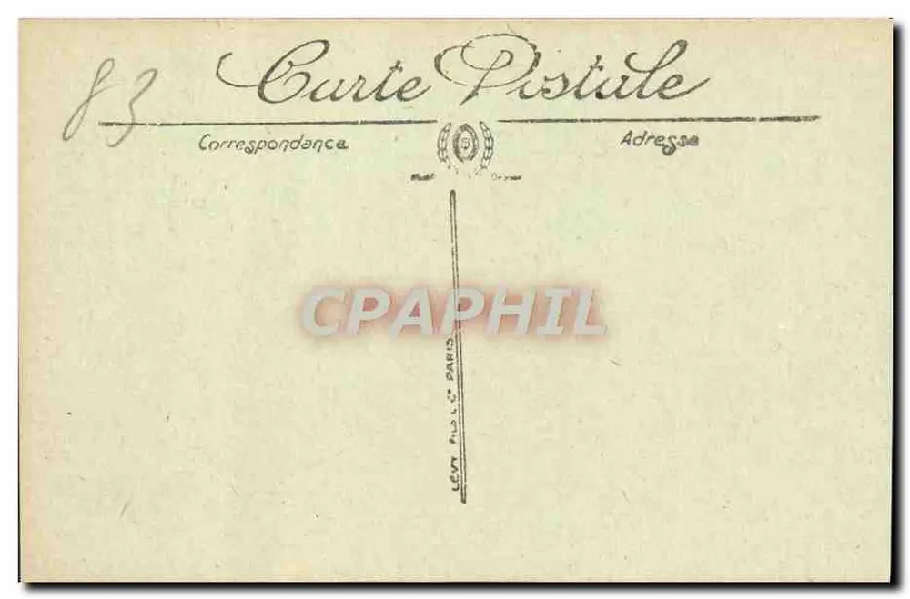 Hyères — O Velho Castelo — LL. — N° 40 - Verso
