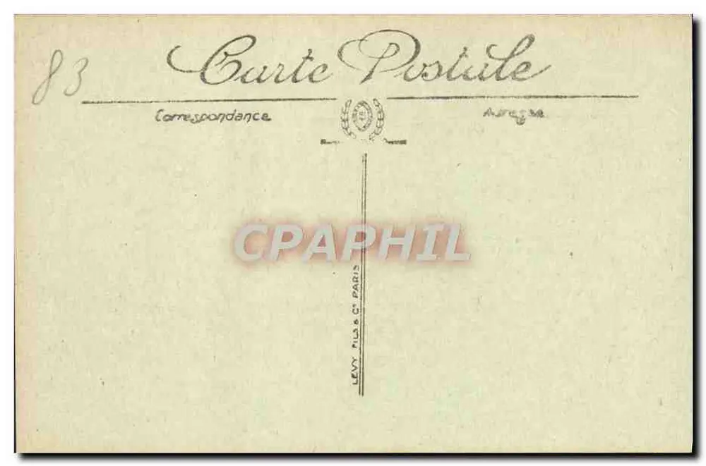 Hyères — Die Fontaine und Avenue Godillot — LL. - Rückseite