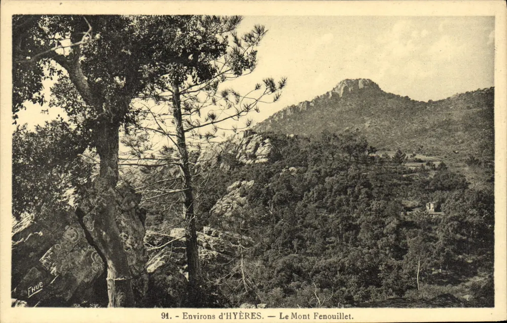 Arredores de Hyères — O Mont Fenouillet — Editor Fhue, n° 94 - Frente