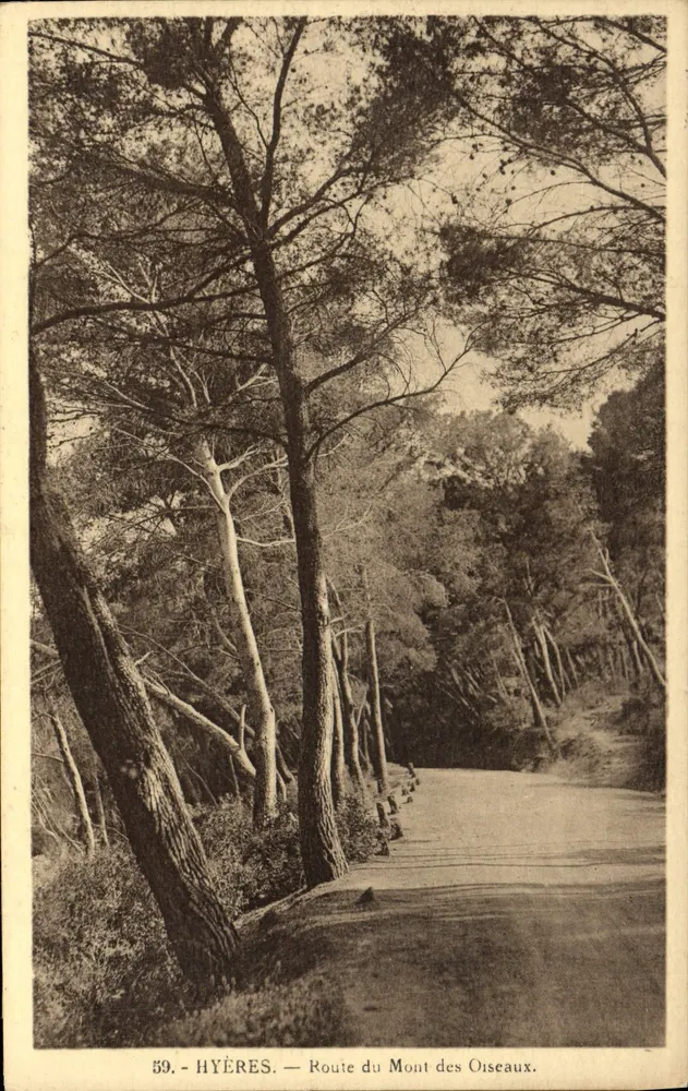 Hyères — Rua do Monte dos Pássaros — Hue, editor n°39 - Frente