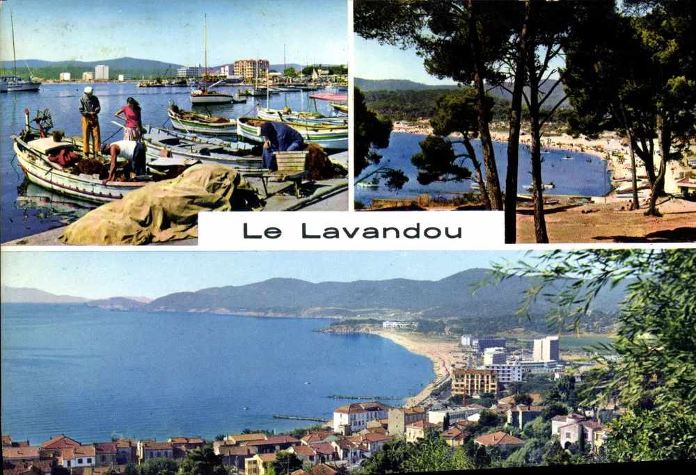 Le Lavandou — Ansicht des Hafens, der Strand und Landschaft — Éditions Les Éditions MAMIE - Vorderseite