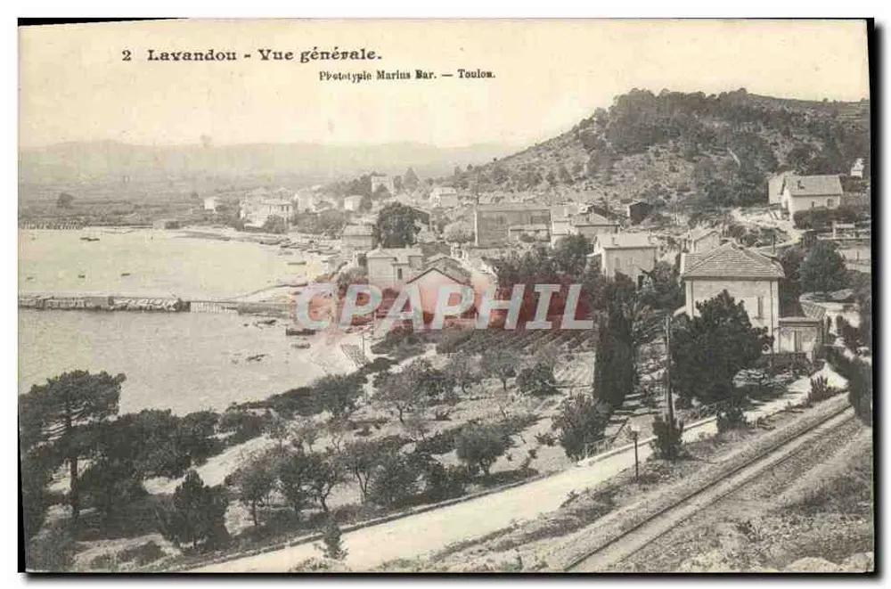 Lavandou - Vista geral — Fototipia Marius Bar, Toulouse - Frente