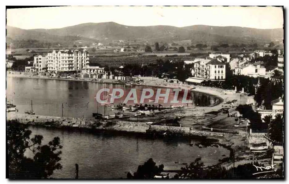 Le Lavandou (Var) — A Praia — Fotografia Verdadeira - Frente