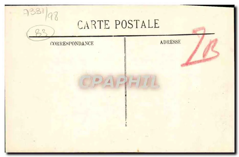 Le Lavandou - Vista do Cais — L. Q. - Toulon, n° 253 - Verso