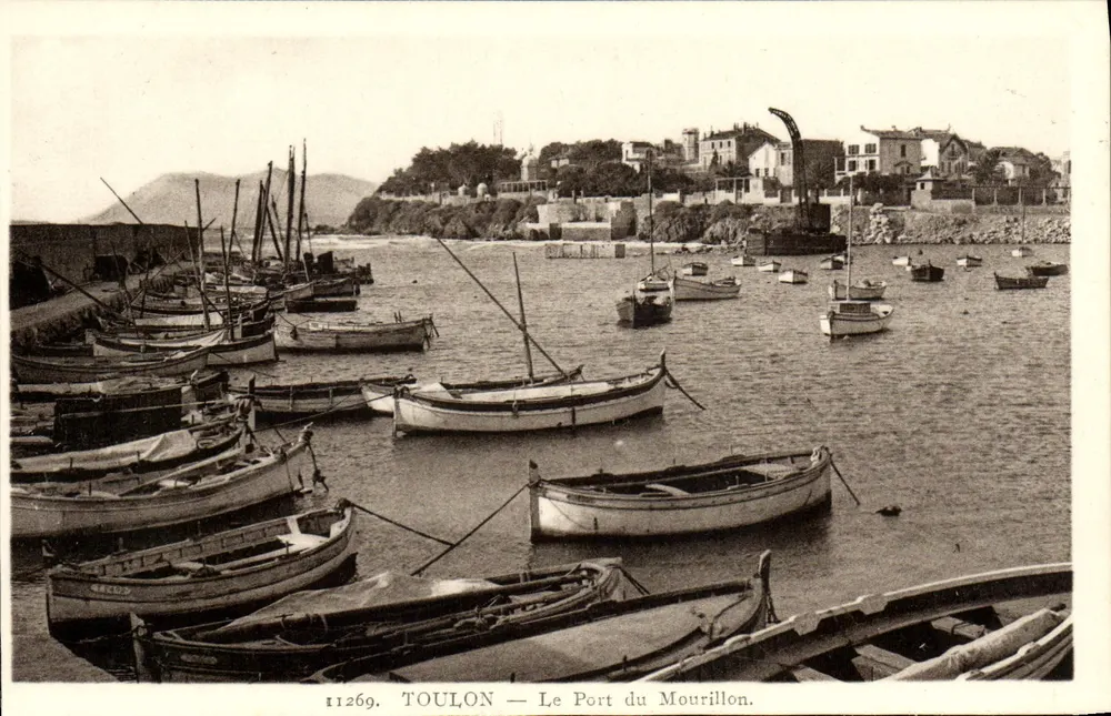 Toulon — Ansicht des Hafens Mourillon — Les Belles Éditions, Nice - Vorderseite