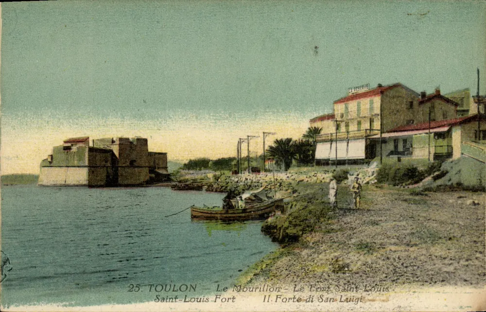 Toulon — Le Mourillon — Le Fort Saint-Louis — Verleger Le Déléry, n°25 - Vorderseite