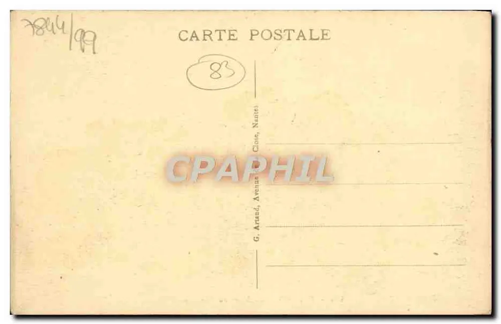 Toulon - A Mire no Mourillon — editor G. Arnaud, n° 135 - Verso