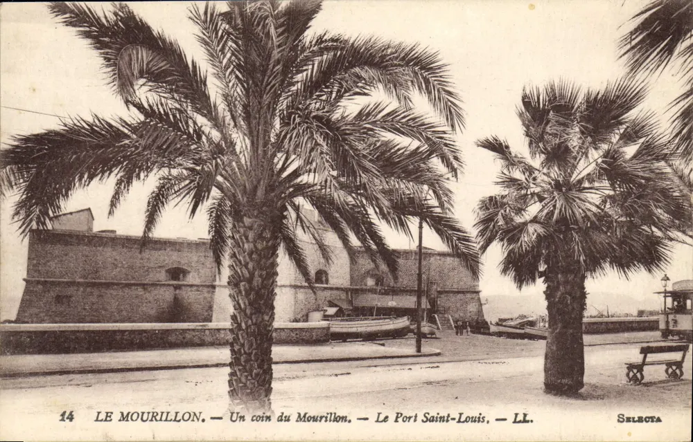 Le Mourillon — Ein Eckchen des Mourillon — Hafen Saint-Louis — LL. — Selecta - Vorderseite