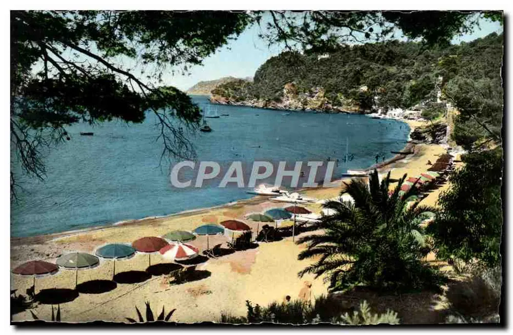 Spiaggia di Rayol-Canadel-sur-Mer — vista delle spiagge — Société Éditions de France - Recto