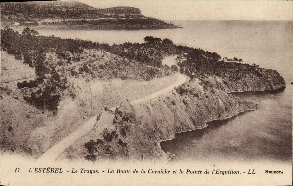 L'ESTÉREL - Le Trayas - Die Corniche Straße und die Pointe de l'Esquillon - LL SELECTA - Vorderseite