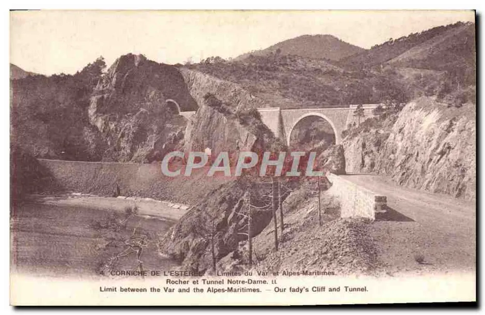 Corniche von Estérel — Grenzen von Var und Alpes-Maritimes — Verlag: Levy & Neuburin Réunis, Paris - Vorderseite