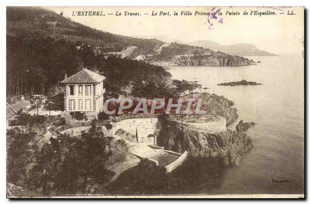 L'ESTÉREL — Le Trayas — Le Port, die Villa Primo und die Pointe d'Esquillon — LL - Vorderseite