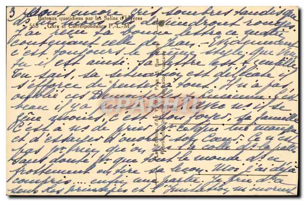 Chácara de Helène — Ilha de Port-Cros (Var) — Jean d'Agrére (M. de Vogué) - Verso