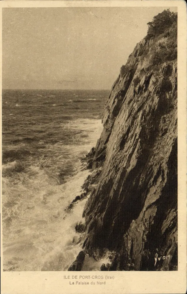 Ile de Port-Cros — La Falaise du Nord — Verlag Yvon, n°19 - Vorderseite