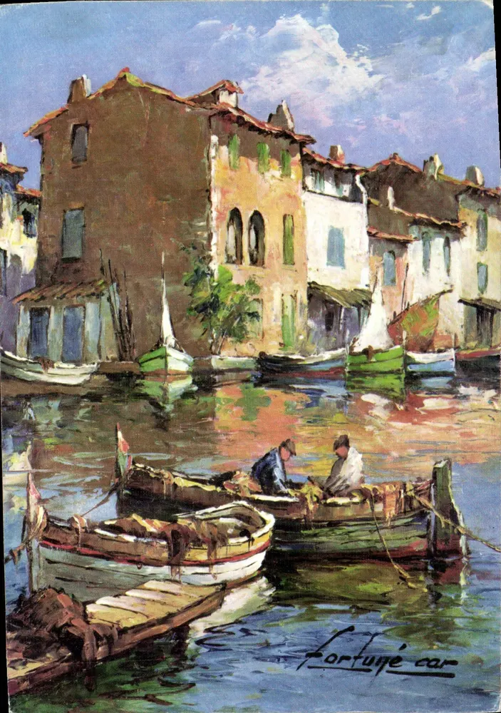 Cidade de Veneza — canais e barcos — Fortuné Car - Frente