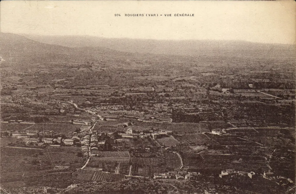 Rougiers (Var) — Vue générale — Éditeur : Rougiers (Var) — N° 974 - Frente