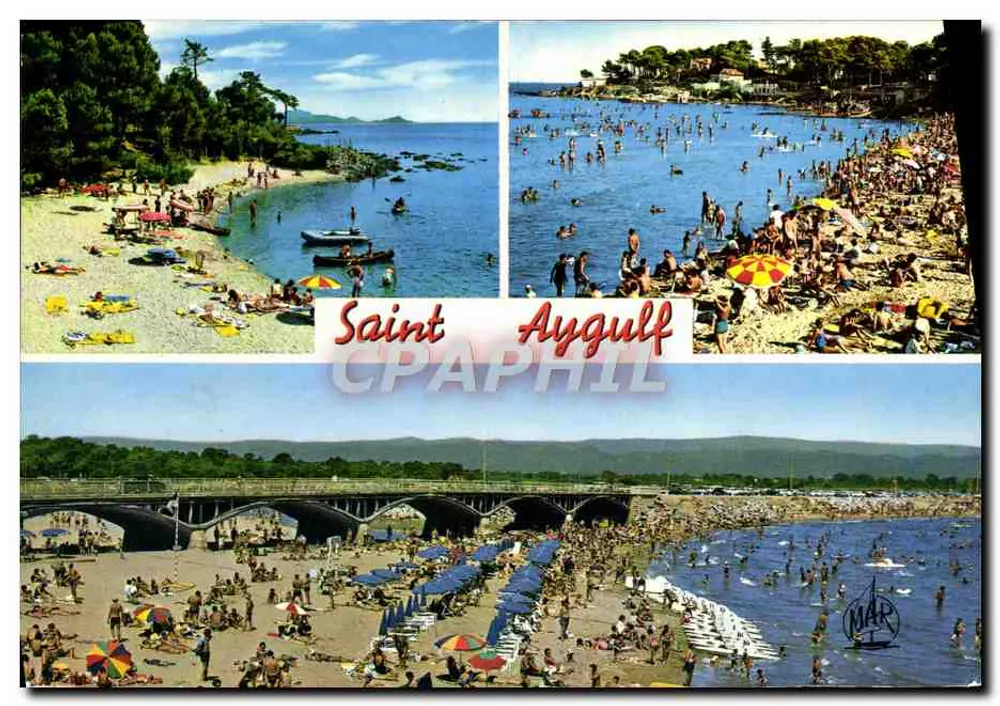 Saint Aygulf — lebendiger Strand — Les Éditions « MAR » - Vorderseite